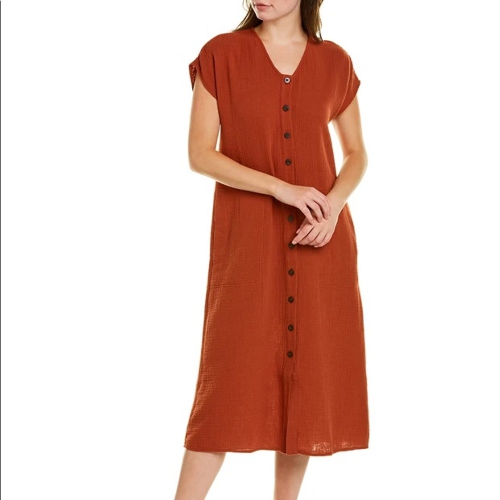 Madewell gauze easy midi dress